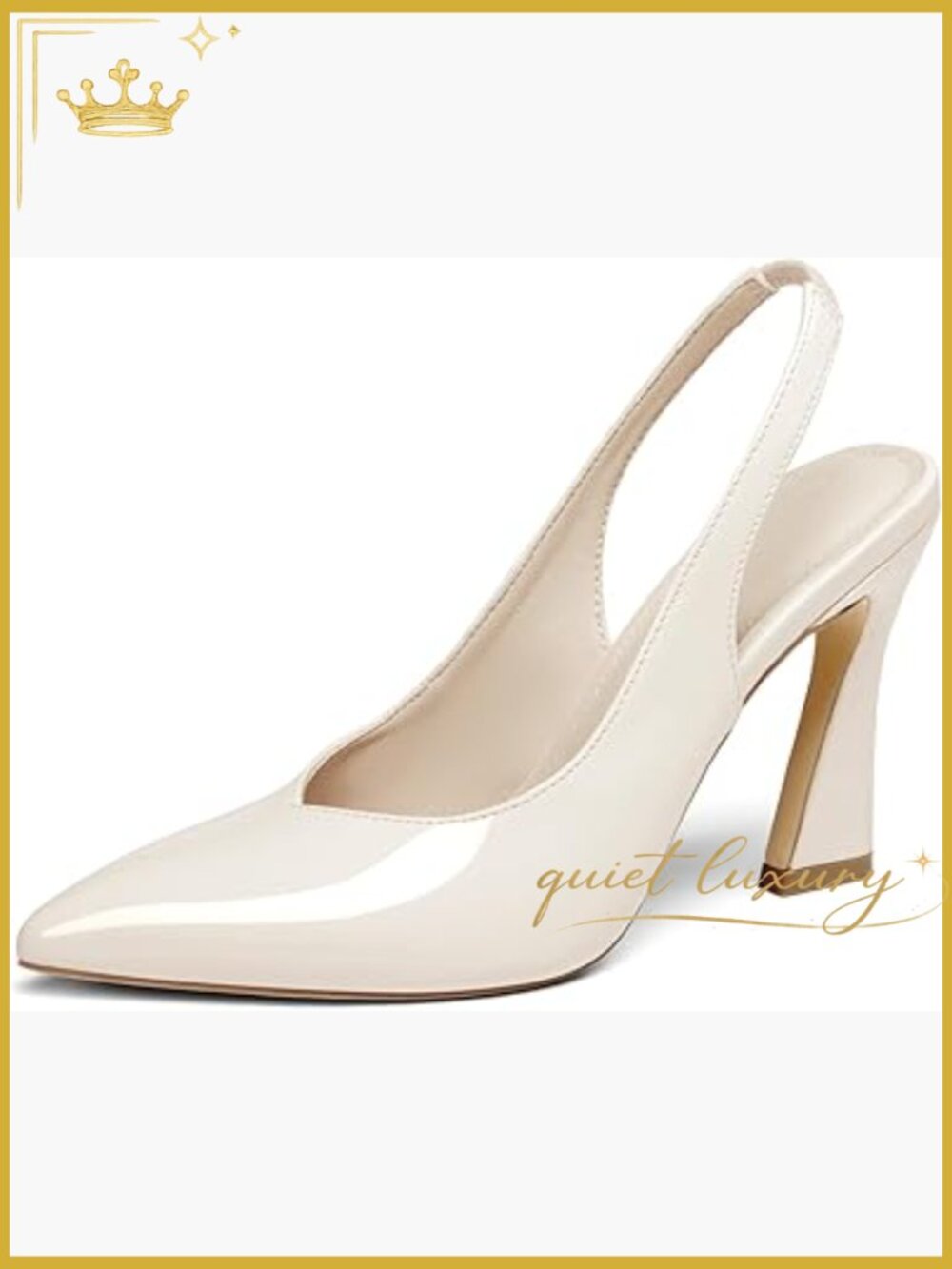 Slingback Kitten Heel Pumps Pointed Toe Wedding Party Dress Shoes